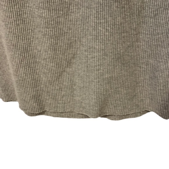 Aritzia Wilfred Free Grey Cutout Casual Dress - Picture 4 of 5